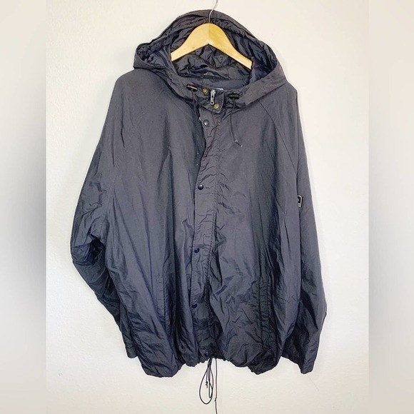 Snow Lion Black Men's Nylon & Ultrex Coating Zip-Up Outdoor Jacket Size XXL - Picture 1 of 9